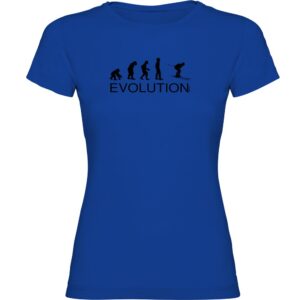 Kruskis Evolution Ski Short Sleeve T-shirt Azul M Mujer