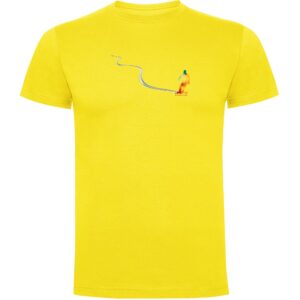 Kruskis Snowboard Track Short Sleeve T-shirt Amarillo S Hombre