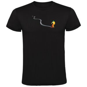 Kruskis Snowboard Track Short Sleeve T-shirt Negro 2XL Hombre