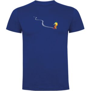 Kruskis Snowboard Track Short Sleeve T-shirt Azul 3XL Hombre