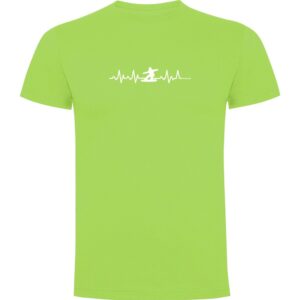 Kruskis Snowboarding Heartbeat Short Sleeve T-shirt Verde M Hombre