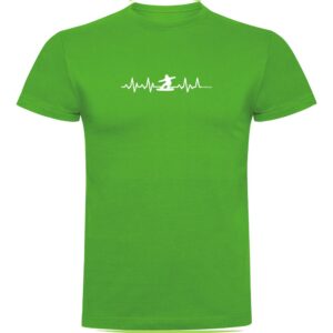 Kruskis Snowboarding Heartbeat Short Sleeve T-shirt Verde XL Hombre