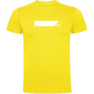 Kruskis Ski Frame Short Sleeve T-shirt Amarillo XL Hombre