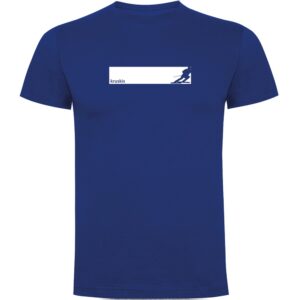 Kruskis Ski Frame Short Sleeve T-shirt Azul M Hombre