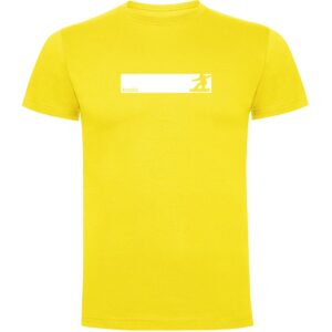 Kruskis Snowboarding Frame Short Sleeve T-shirt Amarillo 3XL Hombre
