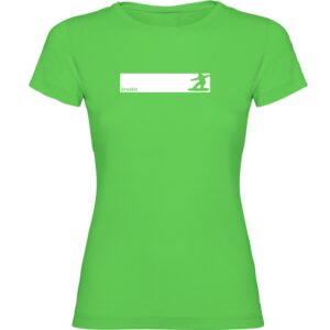 Kruskis Snowboarding Frame Short Sleeve T-shirt Verde 2XL Mujer