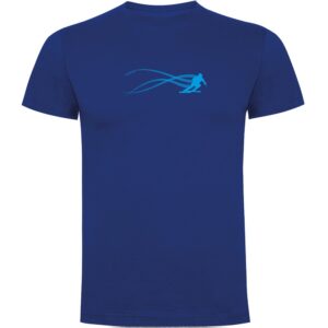 Kruskis Ski Estella Short Sleeve T-shirt Azul L Hombre