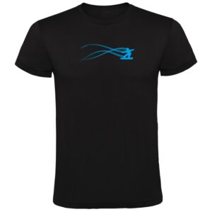 Kruskis Snowboarding Estella Short Sleeve T-shirt Negro M Hombre