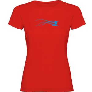 Kruskis Snowboarding Estella Short Sleeve T-shirt Rojo 2XL Mujer