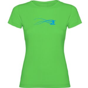 Kruskis Snowboarding Estella Short Sleeve T-shirt Verde XL Mujer