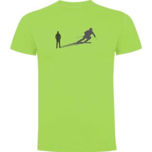Kruskis Ski Shadow Short Sleeve T-shirt Verde S Hombre