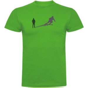 Kruskis Ski Shadow Short Sleeve T-shirt Verde S Hombre