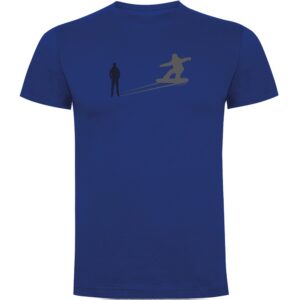 Kruskis Snowboarding Shadow Short Sleeve T-shirt Azul L Hombre