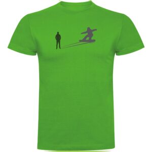 Kruskis Snowboarding Shadow Short Sleeve T-shirt Verde L Hombre
