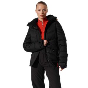 Superdry Snow Luxe Puffer Jacket Negro XS Mujer