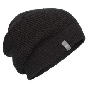 Icebreaker Feadan Slouch Merino Beanie Negro Hombre