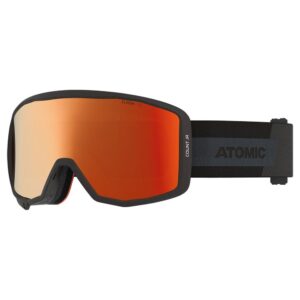 Atomic Count Cylindrical Ski Goggles Junior Negro,Gris Red Flash/CAT2