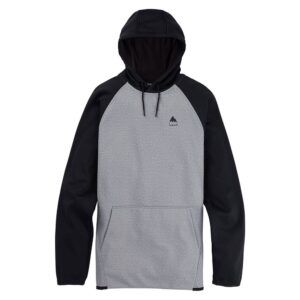 Burton Crown Weatherproof Hoodie Negro,Gris L Hombre