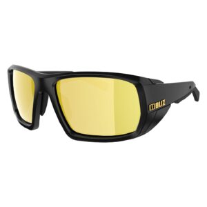 Bliz Peak Mirrored Polarized Sunglasses Negro Brown Polarized With Gold Mirror/CAT4
