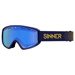 Sinner Batawa Ski Goggles Azul Double Full Blue Mirror/CAT3