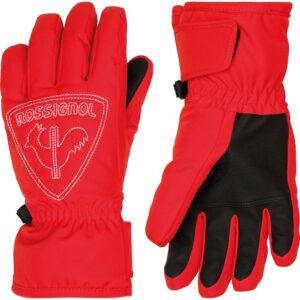 Rossignol Rooster Gloves Rojo 14 Years Niño