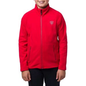 Rossignol Clim Full Zip Sweatshirt Rojo 8 Years Niño