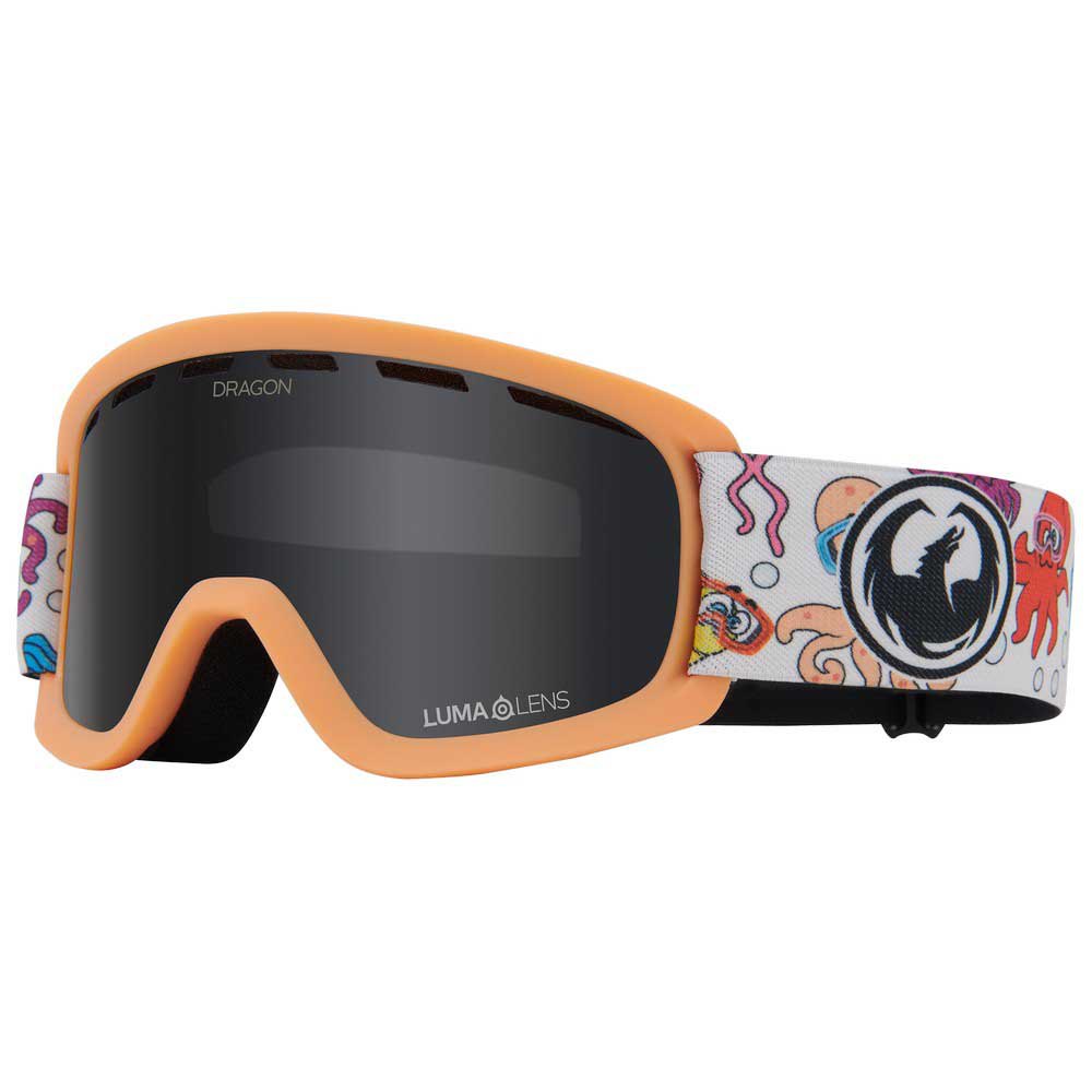 Dragon Alliance Dr Lil D Base Youth Ski Goggles Multicolor Lumalens Dark Smoke/CAT3