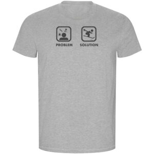 Kruskis Problem Solution Ski Eco Short Sleeve T-shirt Gris XL Hombre