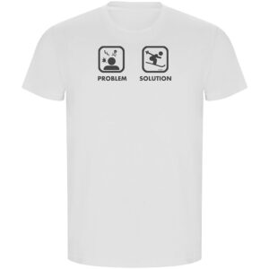 Kruskis Problem Solution Ski Eco Short Sleeve T-shirt Blanco XL Hombre
