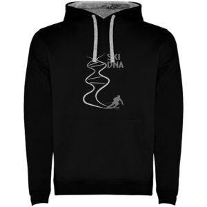 Kruskis Ski Dna Two-colour Hoodie Negro 3XL Hombre
