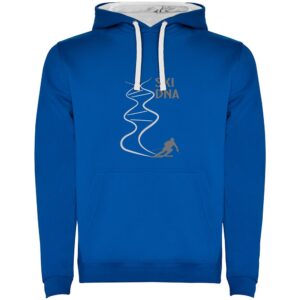 Kruskis Ski Dna Two-colour Hoodie Azul 2XL Hombre