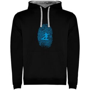 Kruskis Snowboarder Fingerprint Two-colour Hoodie Negro M Hombre