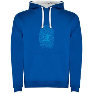 Kruskis Snowboarder Fingerprint Two-colour Hoodie Azul 2XL Hombre