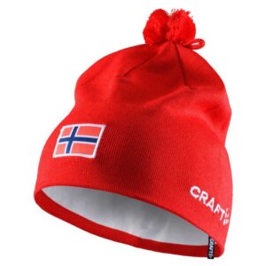 Craft Practise Knitted Beanie Rojo  Hombre