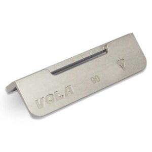 Vola Pro Wc 90º File Holder Plateado