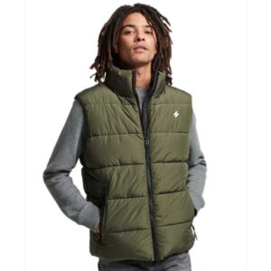 Superdry Sports Vest Verde M Hombre