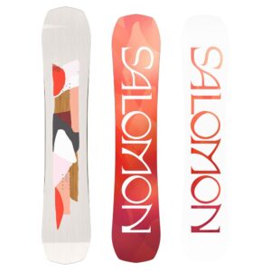 Salomon Rumble Fish Woman Snowboard Rojo 148