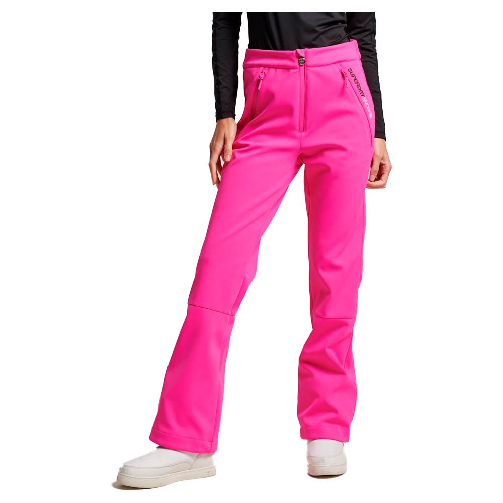 Superdry Ski Softshell Slim Pants Rosa M Mujer