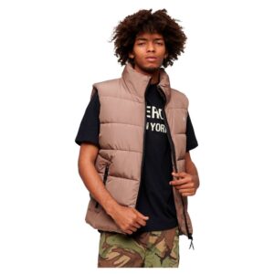 Superdry Sports Vest Marrón L Hombre