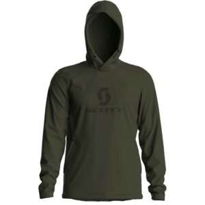Scott Defined Mid Hoodie Verde S Hombre