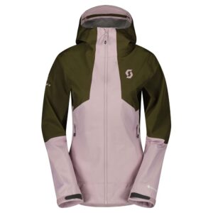 Scott Explorair Goretex Hybrid Lt Jacket Verde,Rosa S Mujer