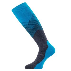 Lasting Fwm 585 Long Socks Azul EU 34-37 Hombre