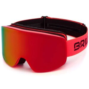 Briko Borealis Magnetic Ski Goggles Rojo Orange Flam/CAT2