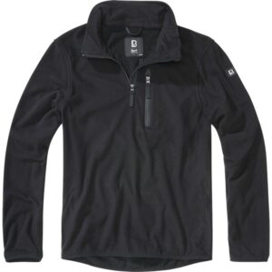 Brandit Troyer Half Zip Fleece Negro 2XL Hombre