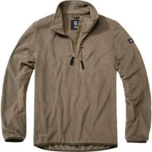 Brandit Troyer Half Zip Fleece Verde 5XL Hombre