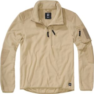 Brandit Troyer Ripstop Half Zip Fleece Beige 2XL Hombre