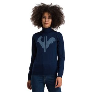 Rossignol Classic Roll Neck Sweater Azul 2XL Mujer