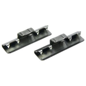Contour Heel Support Shark Tail Hook 20 Units Plateado