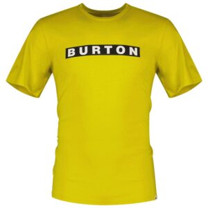 Burton Vault Short Sleeve T-shirt Amarillo XS Hombre