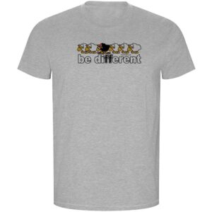 Kruskis Be Different Ski Eco Short Sleeve T-shirt Gris S Hombre